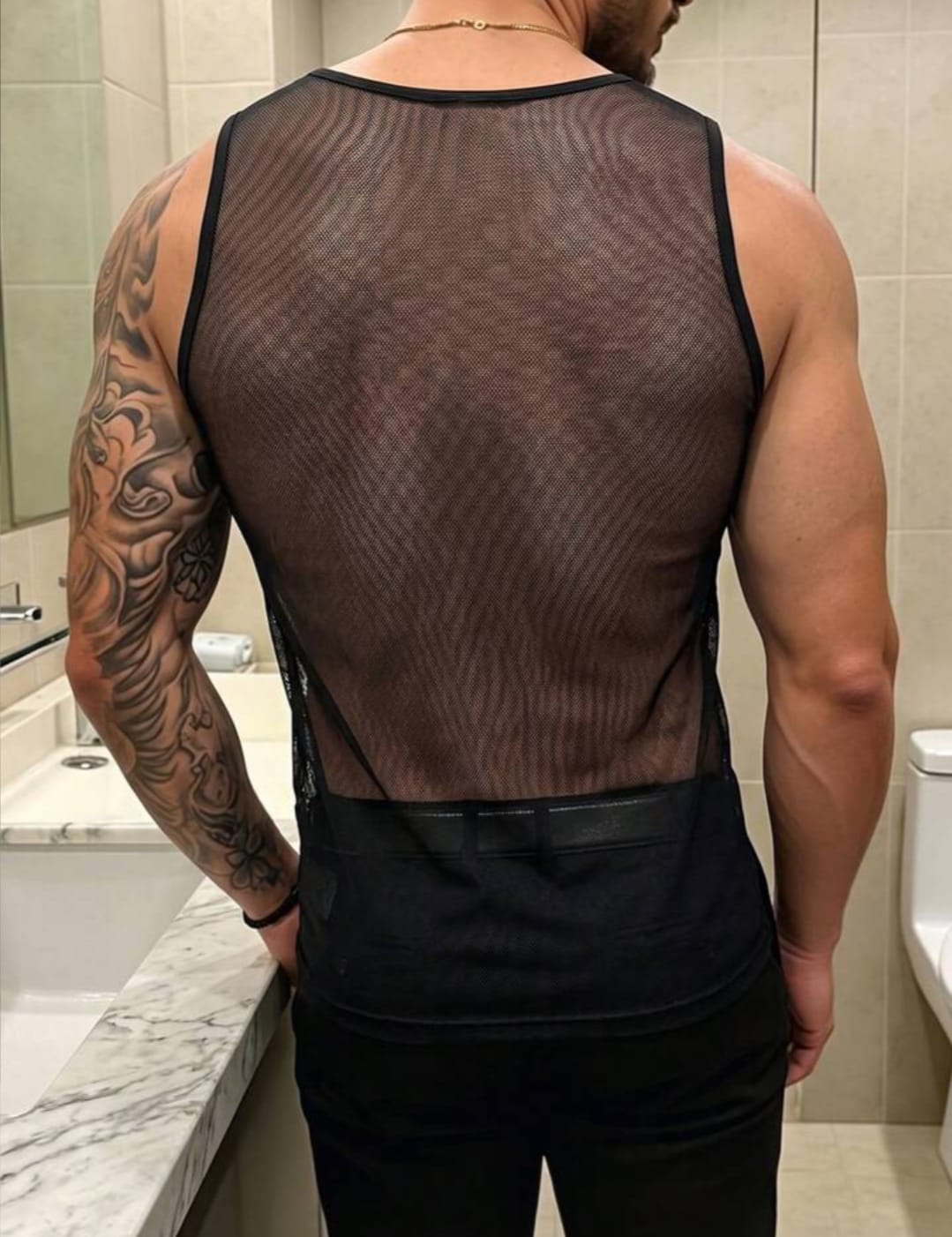 Phantom Ring Mesh Tank Top